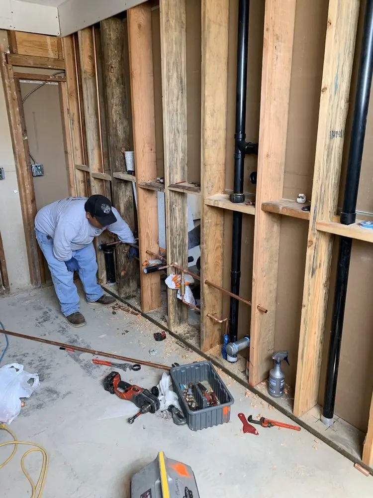 Commercial rough-in plumbing for Gas Line Repair in Lebanon